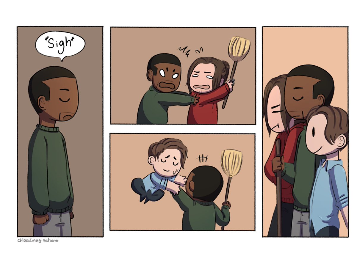 ✨Sam and Bucky adopted a spider today✨
#FalconAndWinterSoldier 
