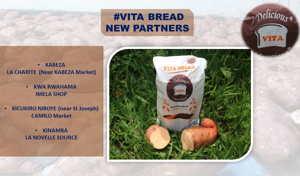 carl_ltd's tweet photo. RT: #CARLGROUP's 2019 review : 4. 3/6/2019, we got the first partner #DoveFreight supermarket and now we are happy the number of partners has been increased and is still increasing #VITABREAD at your place keep enjoying .#sweetpotatobread #delicious bread #MadeinRwanda https://t.co/eSb09osPgi