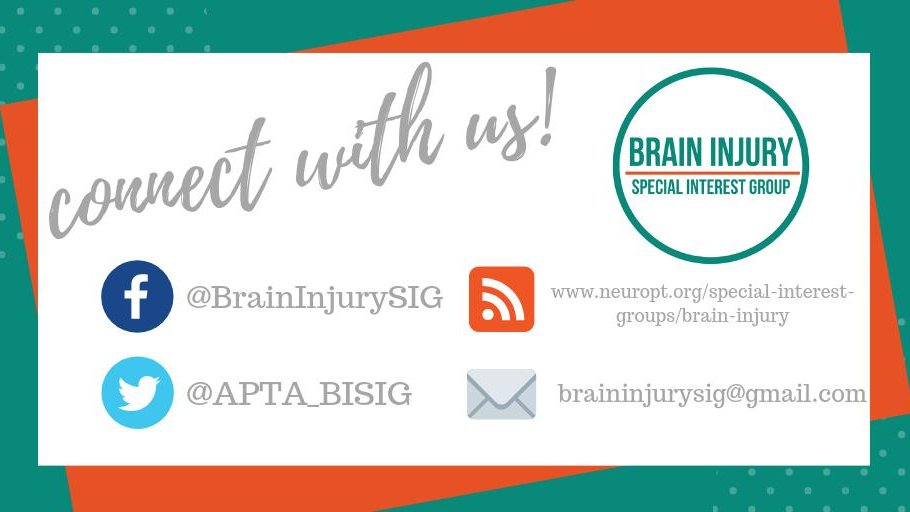APTA Brain Injury SIG 🧠 tweet media