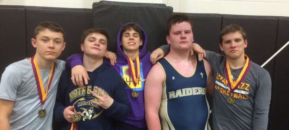 QND wrestling results from the Jacksonville "Bob Mansell" Memorial JV Tournament.  

Saturday 12/21 we had five wrestlers compete in Jacksonville.  

Nathan Pabisiak - 1st

Wilson Henning - 3rd

Ian Lynch - 3rd

Noah Clark - 4th

Luke Bliven - 4th