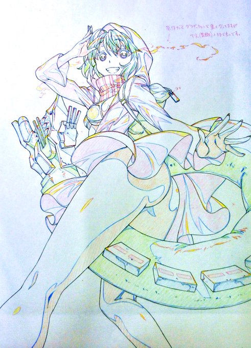 艦これのレ級ちゃん。
同人グッズ用に描いたモノ。
タペストリーになりました。 