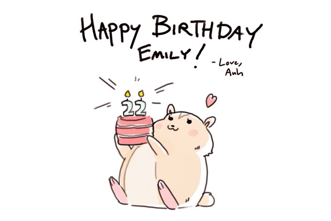 It's my gf @sesamedi's birthday today ? 