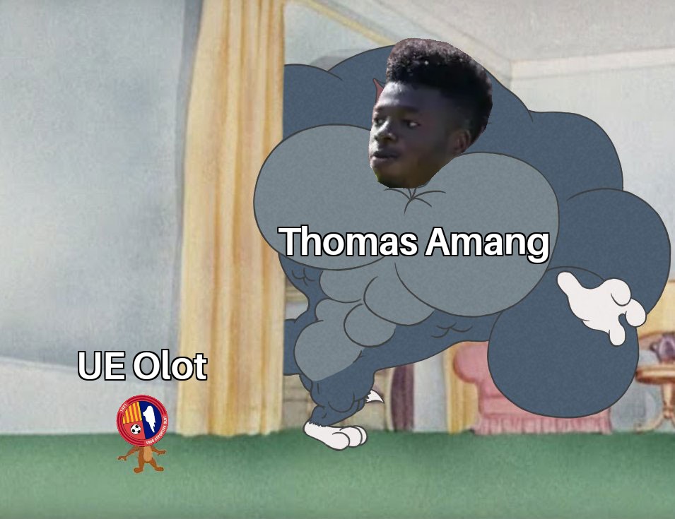 memesnastic's tweet photo. THOMA dos golassos d'Amang #ueolot #thomasamang #nasticdetarragona #segonab #laligasmartbank #laligasantander #memesnastic https://t.co/B925iOM98Z