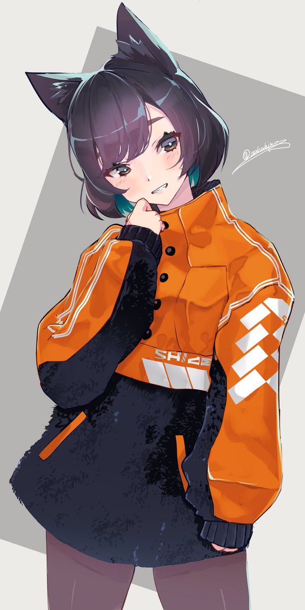 「フリーススタンドネック?⛩✨ 」|さくひこのイラスト