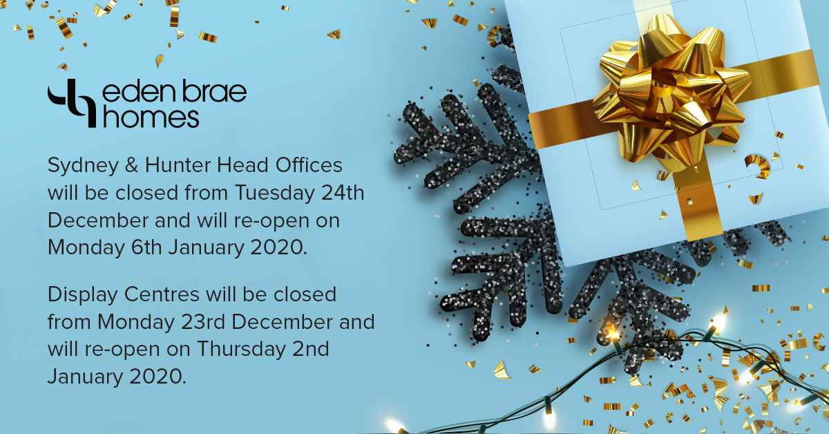 edenbraehomes's tweet photo. Christmas Closure Dates https://t.co/gTtl7Oh8ww