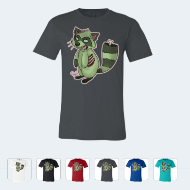 It's a zombie trash panda!  Wear one of thse cute zombie racoons on our comfy 100% cotton t-shirts:
zombiebrainshop.com/products/zombi…
#zombietrashpanda #zombieracoon #zombietshirt #zombieracoontshirt #zombiebrainshop #animalzombie #racoonzombie  #cutezombie #animalzombieinvasion