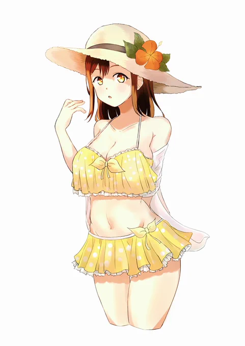 水着国木田もまた描きたいわね、、、 