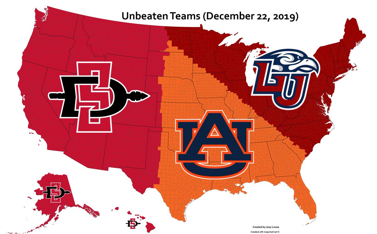 jloose128's tweet photo. 3 unbeaten teams remain! How long until the map changes again? https://t.co/7orz1WRWZm