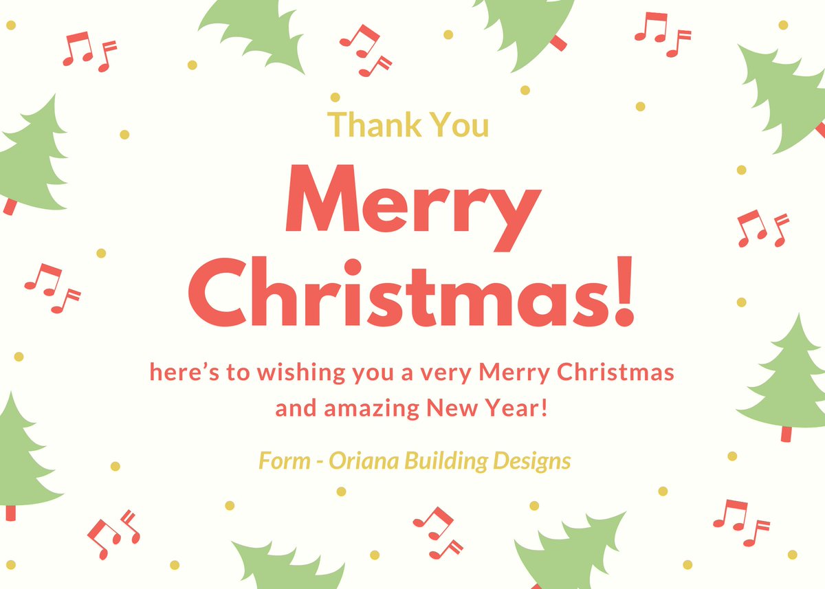 OrianaDesigns's tweet photo. Wishing you the most memorable and joyful Christmas season and Happy Holidays from everyone at Oriana Building Designs. We hope your holidays will be filled with joy and laughter through the New Year. https://t.co/JIWKMhI8lz