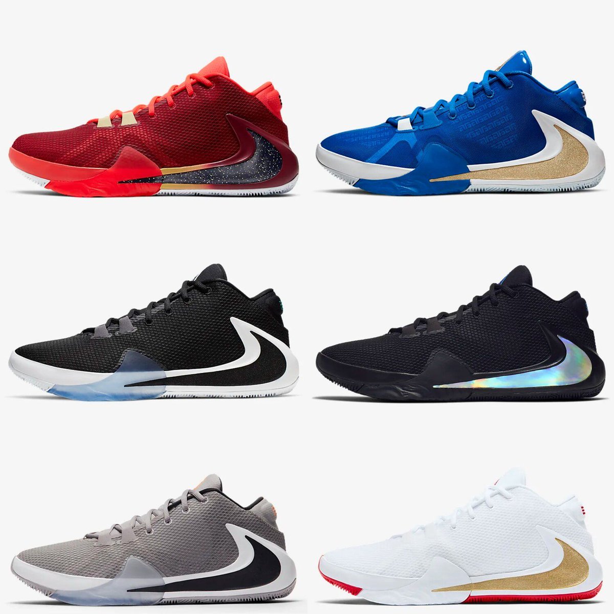 nike zoom freak 1 colorways