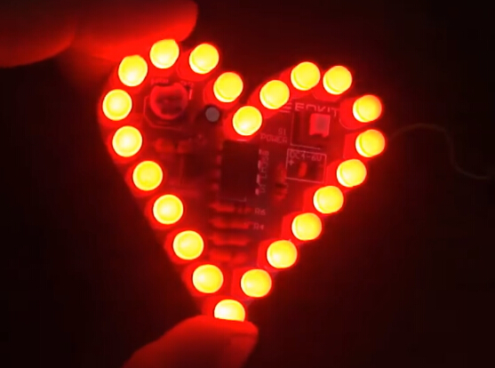 Students in Colgan HS <a href="/colganhs/">Colgan High School</a> engineering classes <a href="/CTE4pwcs/">PWCS Career & Technical Education</a> displaying the beating hearts that they each solder from parts. Talk about love for learning❤️!!
