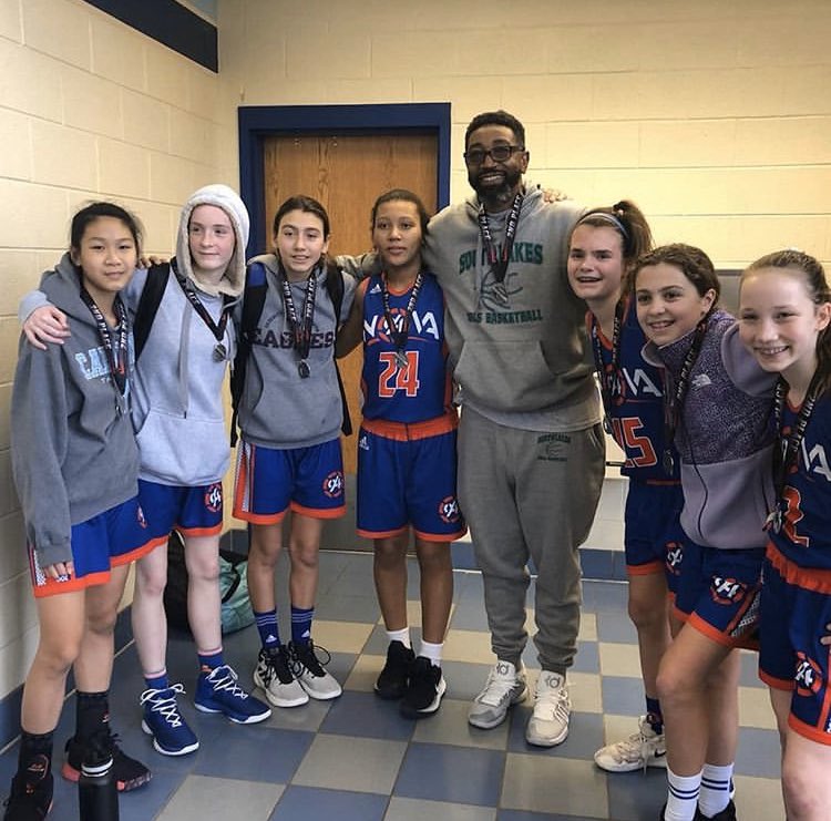 southlakesgbb's tweet photo. Our Coach!!! Way to spread your Seahawk wings &amp; lead our youth to victory! Let’s GOOOOOO!!!💙💚😤💪😅🏀 RT @13Knowledge13 S/O to my  7th grade girls squad, we Mobbed to the championship &amp; got the first learners place award, against 8th grade D1SA. #Nova94 #GirlPower #CoachtoWin https://t.co/fKSwuKTWr1