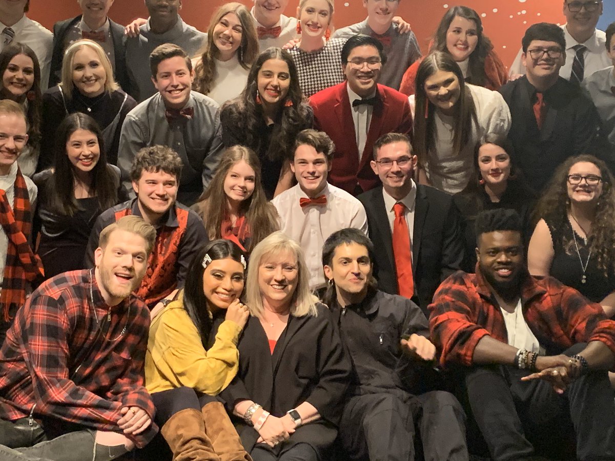 MartinHigh's tweet photo. Martin chamber singers about to take the stage at the Pentatonix concert! https://t.co/kWd0HqTP5R