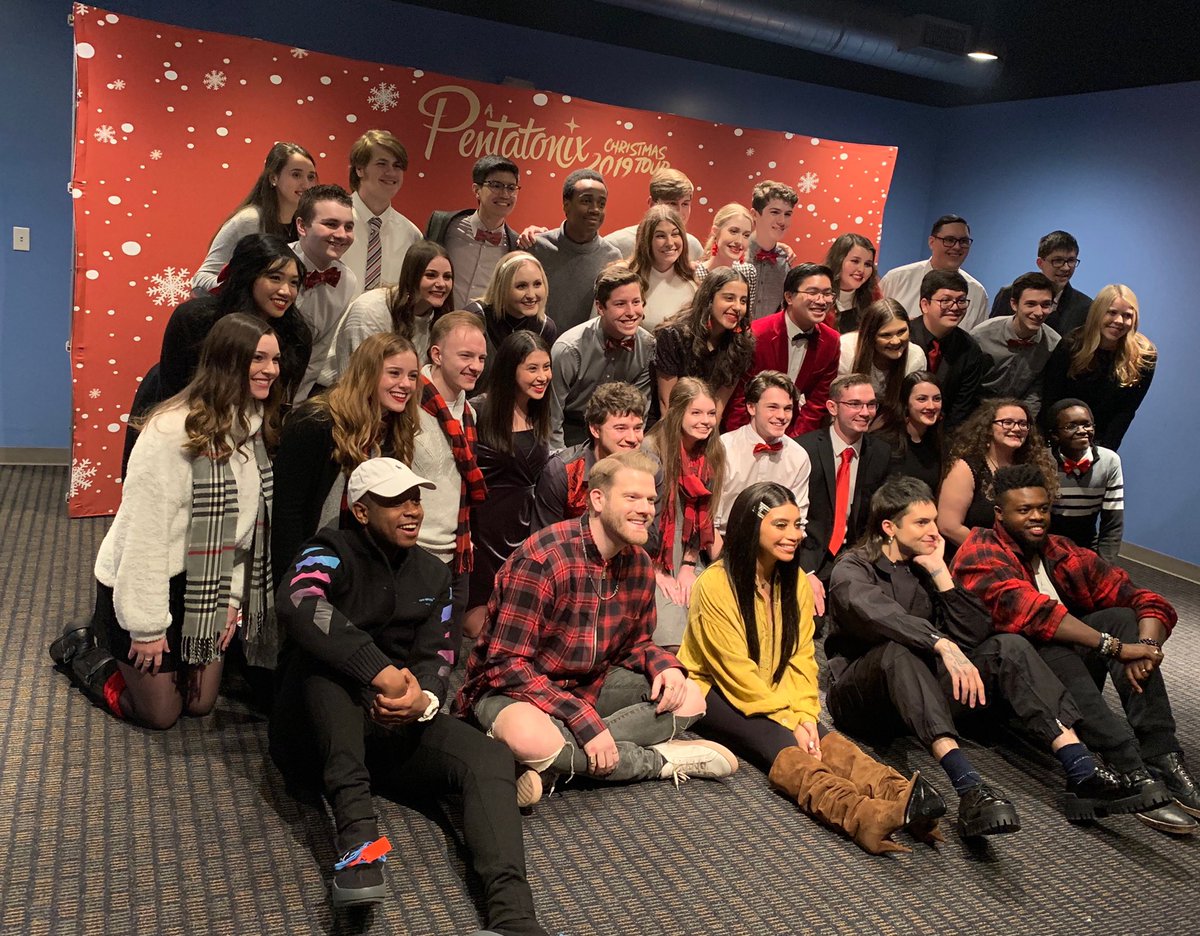 MartinHigh's tweet photo. Martin chamber singers about to take the stage at the Pentatonix concert! https://t.co/kWd0HqTP5R