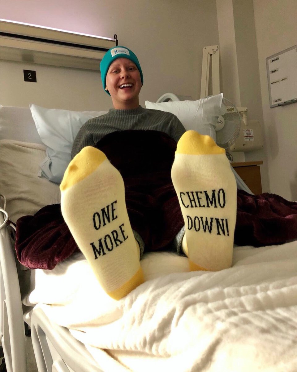 KelseyPyke's tweet photo. One more chemo down! 5/6 rounds completed 😁 #ovariancancer #smallcellcarcinoma https://t.co/PKQK0BIy7B