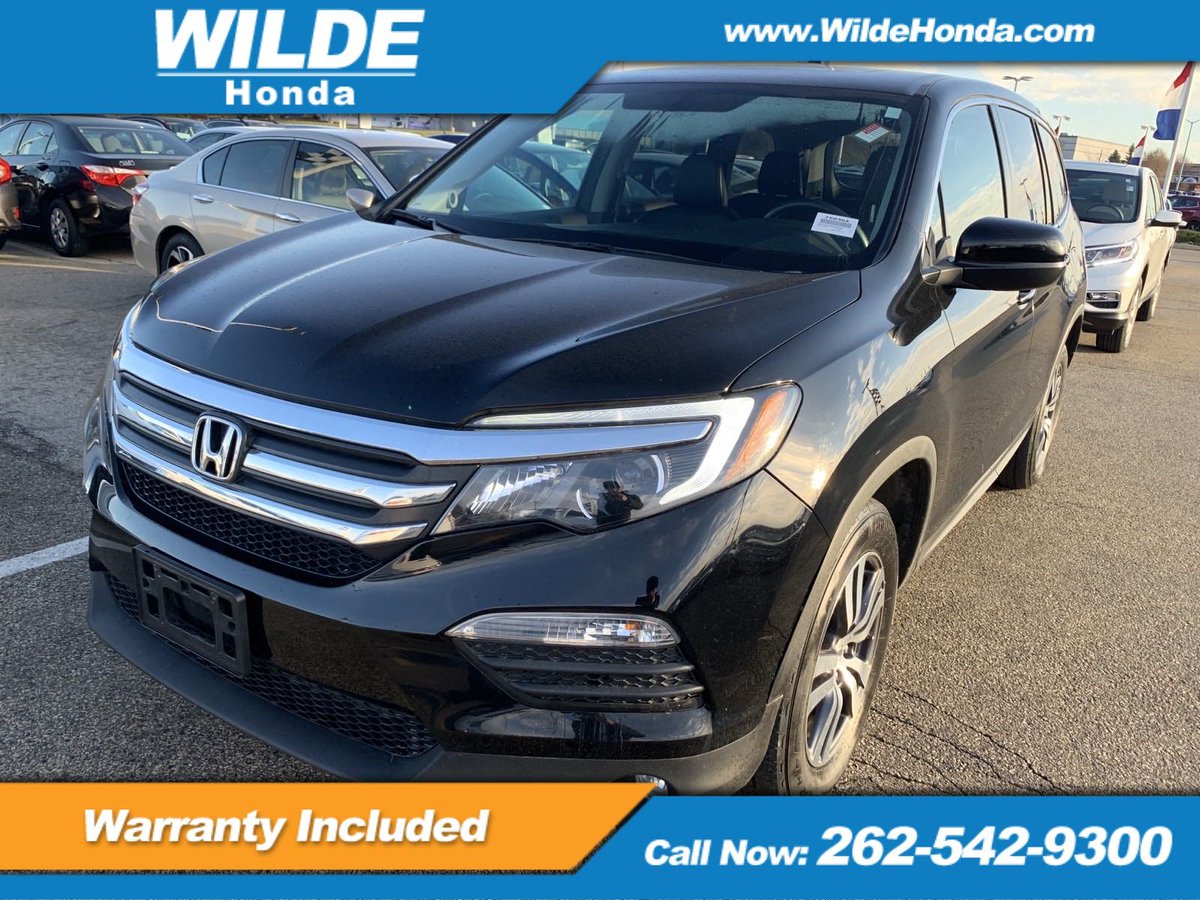 Take charge in this certified pre-owned 2017 Honda Pilot EX-L. Passed Dealer Safety Inspection, Recent Oil Change, only 55,686 miles. Learn more: wildehonda.com/inventory/cert…