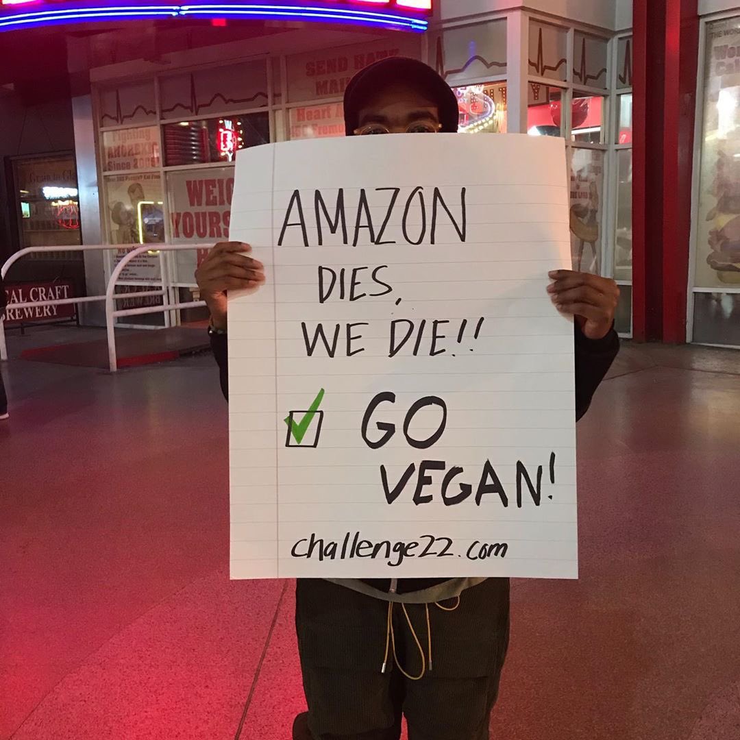 climatesavemvmt's tweet photo. 12/12 Don’t eat the Amazon protest ✊🏽🌳⠀
⠀
Take action!! ⠀
⠀
✊ @LVClimateSave
⠀
Start your own Climate Save group, email savemovementinfo@gmail.com for info⠀
⠀
Join our global campaign to save the #Amazonrainforests.
#climatechange https://t.co/crLeKXHxxE