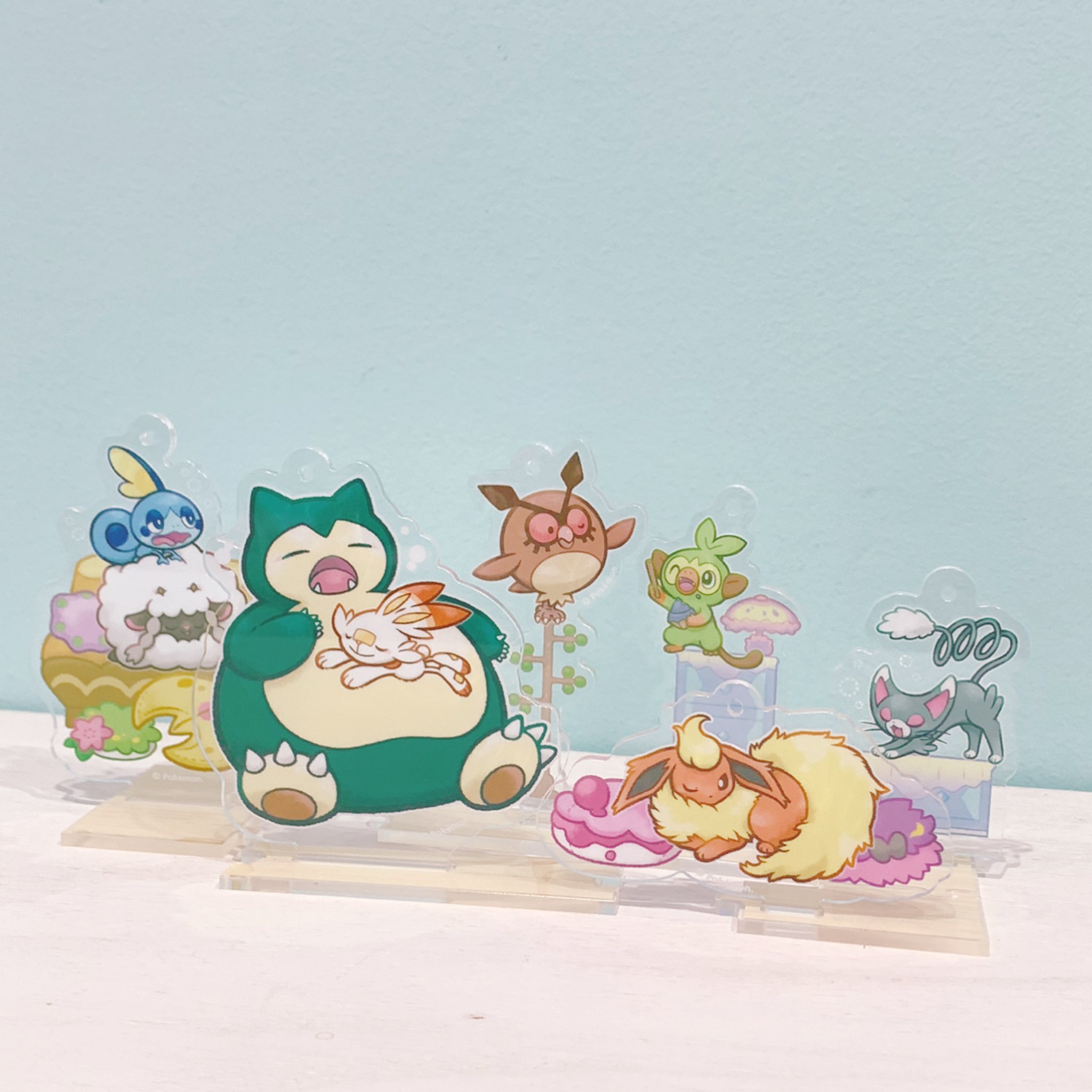 つるたさや Saya Tsuruta No Twitter イラスト再現アクスタジオラマ組み上げてみました とってもよき かわいい カビゴン カビゴンのあくび