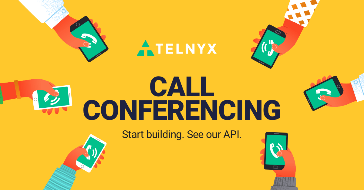 telnyx's tweet photo. Need Feature-Rich Audio Conferencing? Telnyx Has You Covered. https://t.co/mZkpfTj9Gp #API #ProgrammableVoice https://t.co/hjZGd3axA6