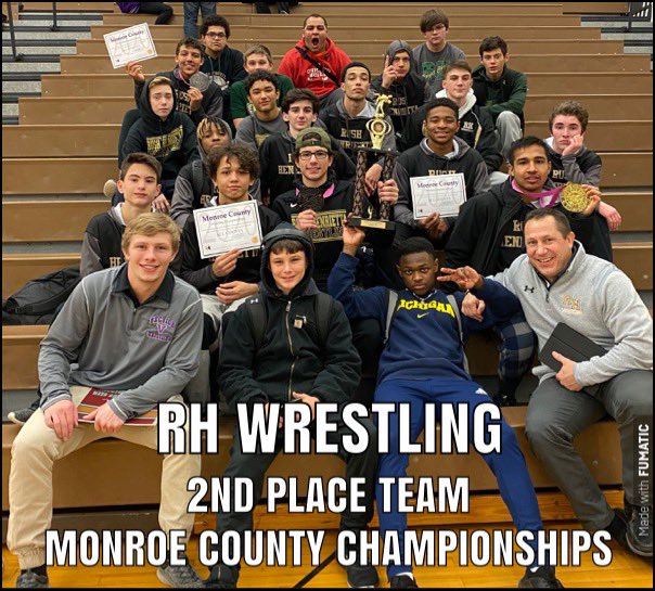 #RHWrestling places 2nd overall as a team in the Monroe County Championships <a href="/RushAthletics/">Rush-Henrietta Athletics</a> <a href="/RHcrazies/">LIONS DEN</a> <a href="/RHSportsBooster/">R-H Sports Booster</a>