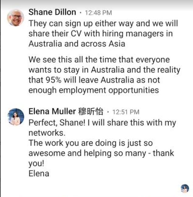 ShaneMDillon's tweet photo. #intled supports 130,000+ Australian jobs and is Australia's third largest export and largest services export, adding almost $31 billion to the Australian economy in 2017. Great to get a message of support from a professional in the sector who appreciates our work at #cturtle https://t.co/l7zSWiQrs7