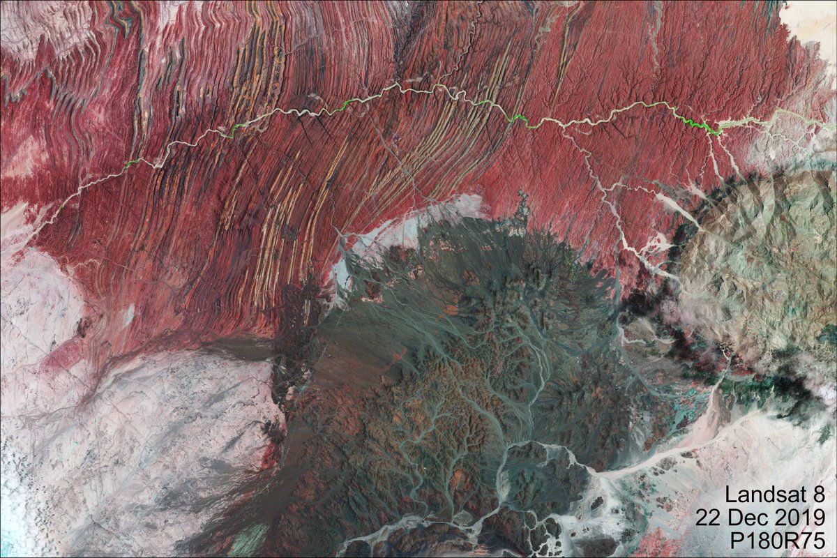 Landsat 8 image from December 22, 2019