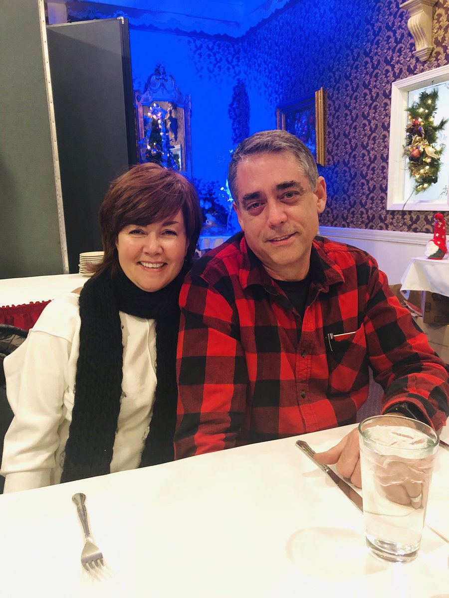 billiewryan7926's tweet image. My F M dates during annual holiday luncheon.  T A T served up delicious menu-a good time was had by all.  Emmett was toasted by team &amp;amp; Todd announced he was moving on-both McCoy’s will be missed.   Emmett got his “Bye-Out” and leaves behind a void!  #funis good #teambuilding #bye