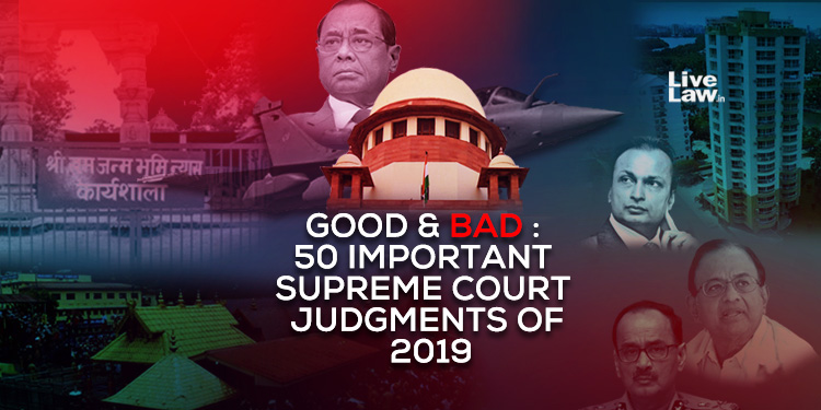 supreme court important judgements 2019