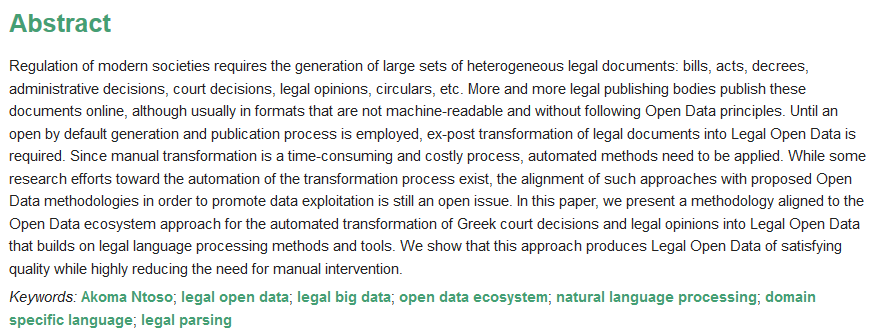 InformationMDPI's tweet photo. #NewPaper Application of an Ecosystem Methodology Based on Legal Language Processing for the Transformation of Court Decisions and Legal Opinions into Open Data
#LegalBigData
#OpenDataEcosystem
#NaturalLanguageProcessing
#mdpiinformation https://t.co/EsXTLtF0J3 @MDPIOpenAccess https://t.co/4rQMVjlePq