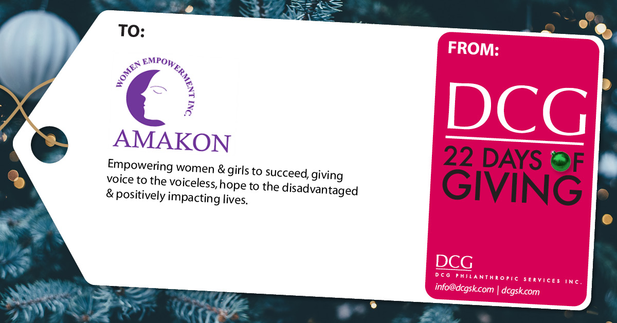 DCGYXE's tweet photo. DCG's 22 Days of Giving 2019  - Day 21 our chosen charity is  Amakon Women Empowerment.
https://t.co/xZgO8Efw4R
https://t.co/ktEcHgBTAq https://t.co/7ySZruLtba