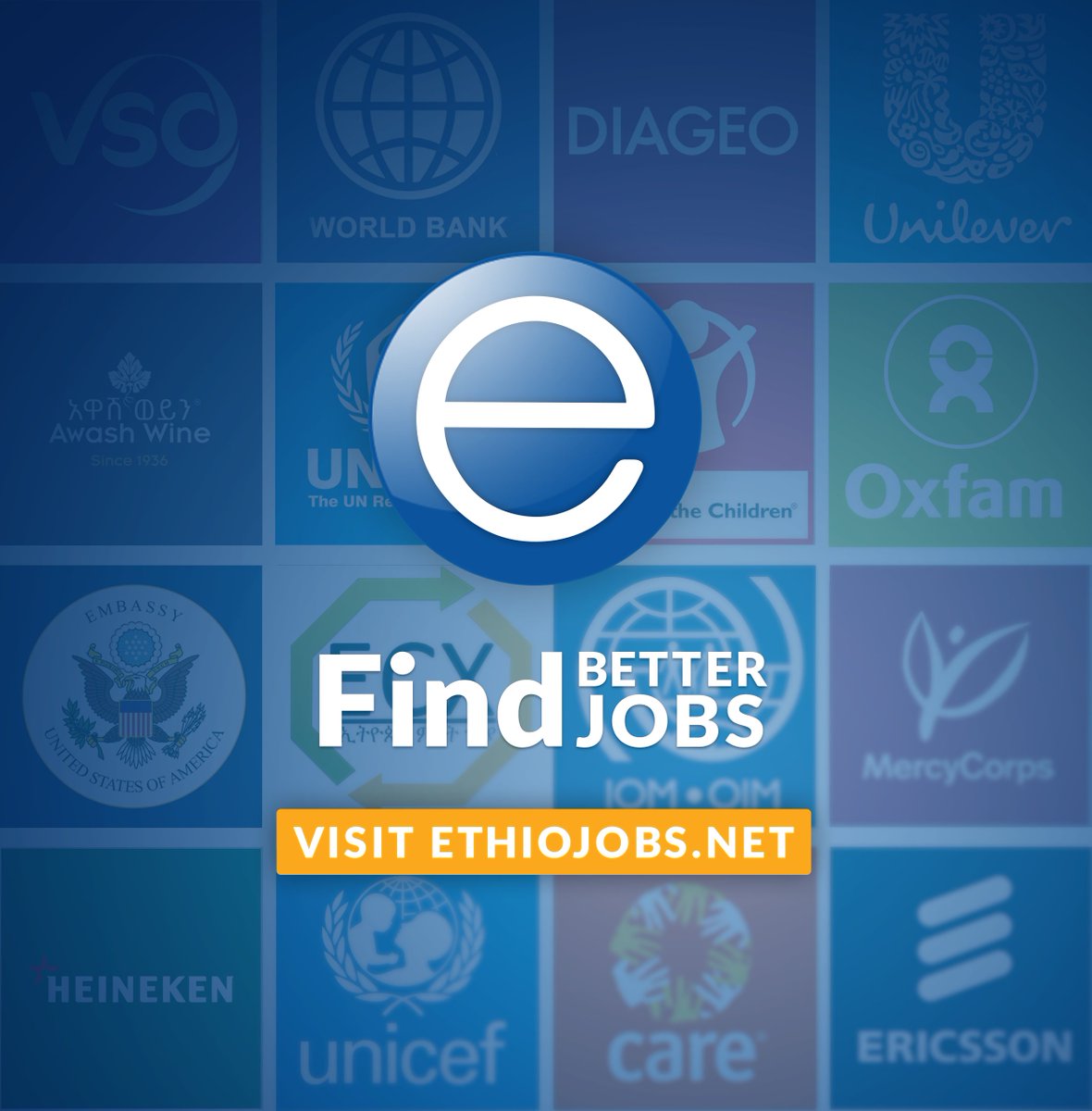 Ethiojobs's tweet photo. Get job advertisement access to Public, Private, Multinational companies and NGO's,  Visit our website to get the latest openings #Ethojobs #JobsinEthiopia. https://t.co/jGeX79ZJQm https://t.co/852lr923vn