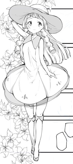 リーリエちゃん描いてるやで 