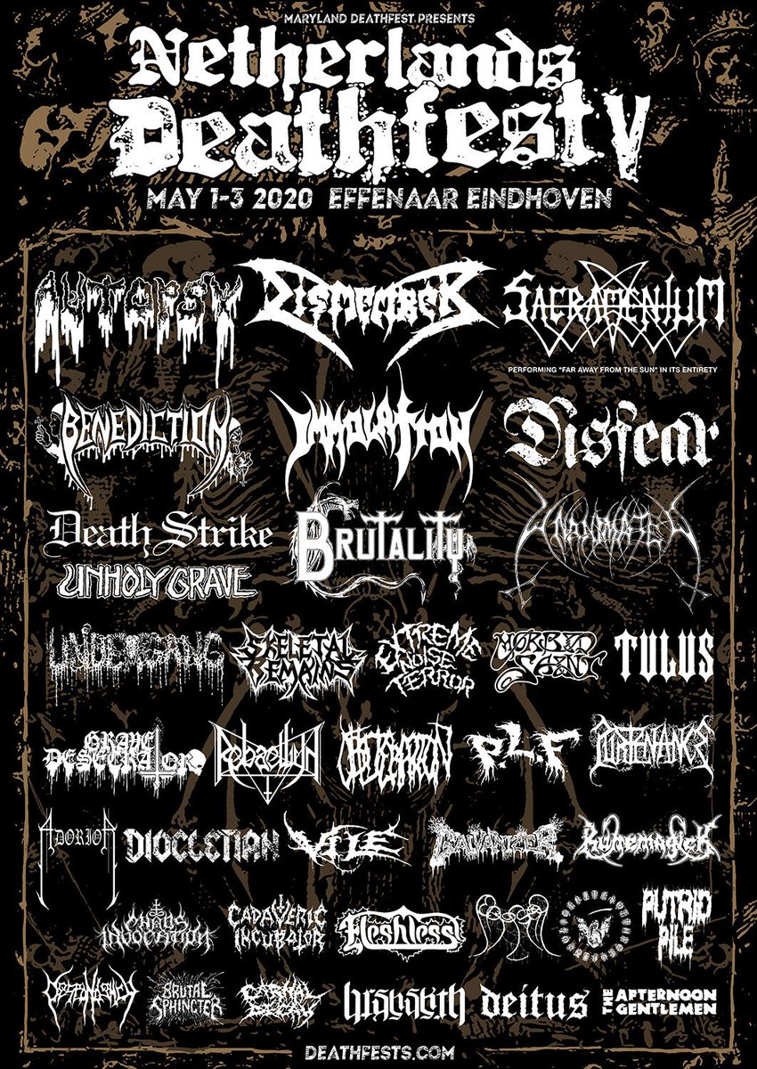 Unanimated666's tweet photo. Unanimated will play at Netherlands Deathfest May 1-3 2020!! Eindhoven...Prepare for the Devil's fire and annihilation!!!
#netherlandsdeathfest https://t.co/n8Drfu6AZt