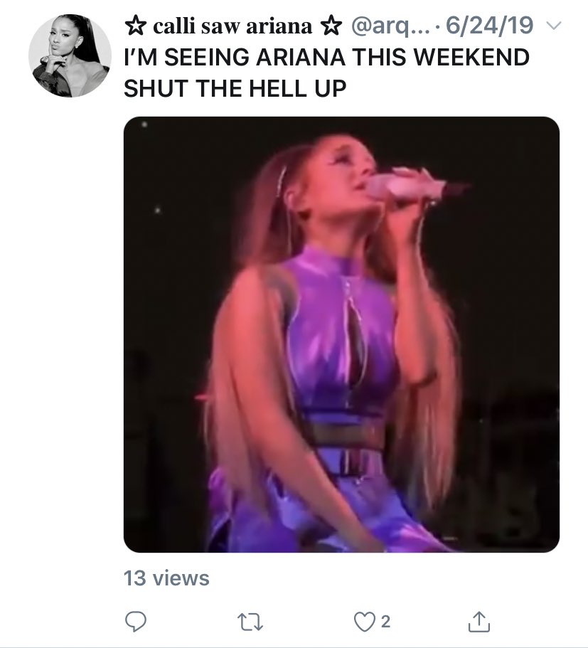 gwssincerity's tweet photo. some stuff i found from my old twitter account from when i was about to see ari 🥺🥺 i’m too damn emotional right now and i miss #swtindianapolis https://t.co/5IBtkHXvmI