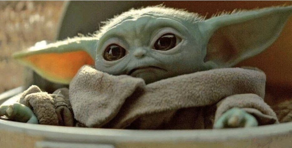 Connor_C_Hanson's tweet photo. Baby Grinch walked so Baby Yoda could run https://t.co/tjFHhXUIOV