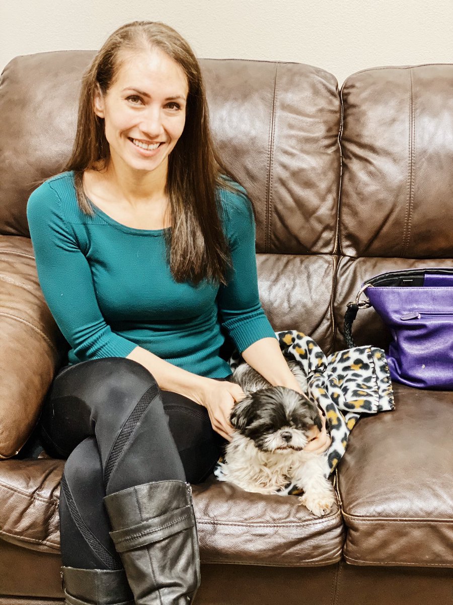 SRR_LV's tweet photo. Thank you to Dr. Stolzer for coming with us to KTNV! She’s been helping Clover with her condition❤️ https://t.co/EyTCQDC5BD