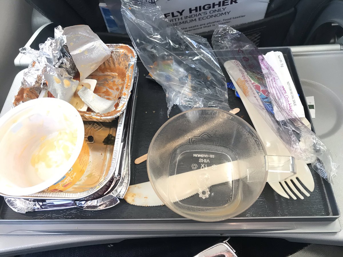 KalpeshBanker's tweet photo. @airvistara UK959 all cutlery and packaging in plastic. Better eco friendly options? https://t.co/J91og6NDmd