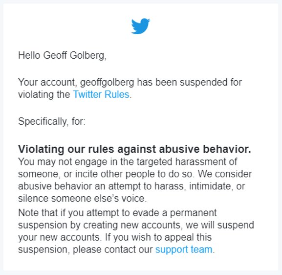 RBehrouzDO's tweet photo. Geoff Golberg, a self-proclaimed  social media expert, was hired and publicized by @NIACouncil, @tparsi, @jabdi, &amp; other regime thugs. He embarked on a profanity-laced harassment campaign targeting #Iranian dissidents. So vicious were his attacks, @Twitter suspended his account. https://t.co/kVm3Vi0f54