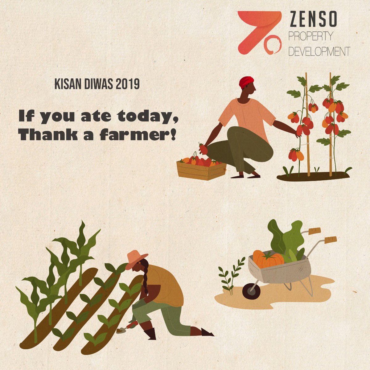 zensodevelopers's tweet photo. If you ate today, thank a farmer! Farmers day 2019. #zensodevelopers #kissandivas #farmersday #3littlebirds https://t.co/aKdYG9ZYbH