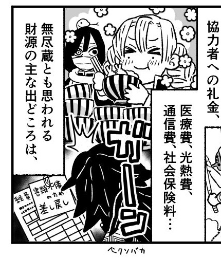 月末です。経費清算をしましょう。 