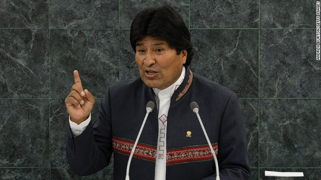 Morales told the UN: "The capitalist system promotes consumerism, warmongering, and commercialism, causing the destruction of Mother Earth and humanity. The capitalist system is a system of death. . . . [F]or a lasting solution to the climate crisis we must destroy capitalism."