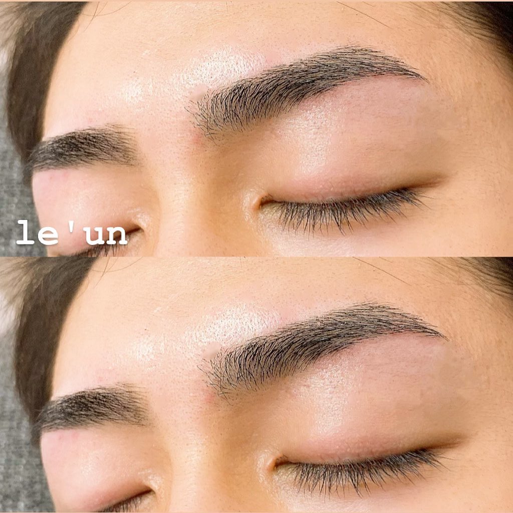 メンズ眉毛サロン ルアン Le Un 公式 太め平行眉から 眉下をすこし曲線にして イメージチェンジしました 眉毛の形で印象は とても変わります 担当 黒沢 T Co Pekwmtpe8p ルアン六本木店 六本木サロン 眉毛サロン メンズ眉毛