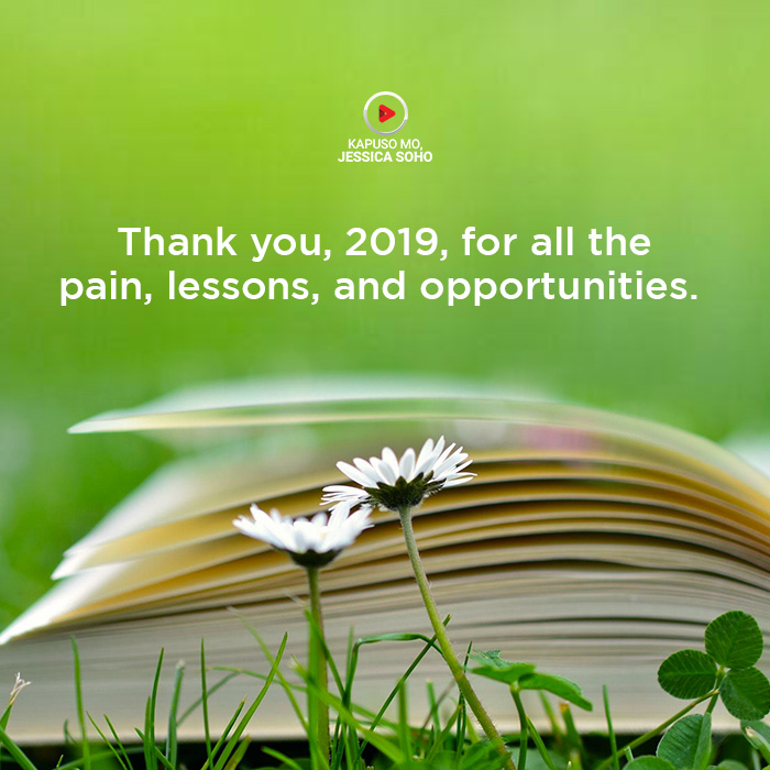 KM_Jessica_Soho's tweet photo. Salamat, 2019! https://t.co/LQuHAouvVs