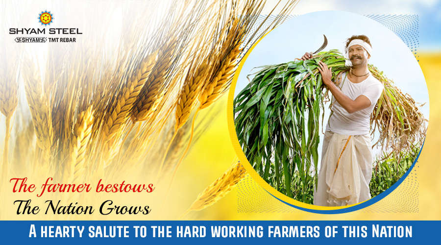 shyamsteel's tweet photo. Kisan Diwas is celebrated every year to commemorate the birth anniversary of the 5th Prime Minister of India, Shri Chaudhary Charan Singh.
Let us be a little more appreciative of their efforts on this day.
#KisanDiwas #ShyamSteel #flexiSTRONG #TMTBar #RemarkableIndia https://t.co/yvPXHP2Flc