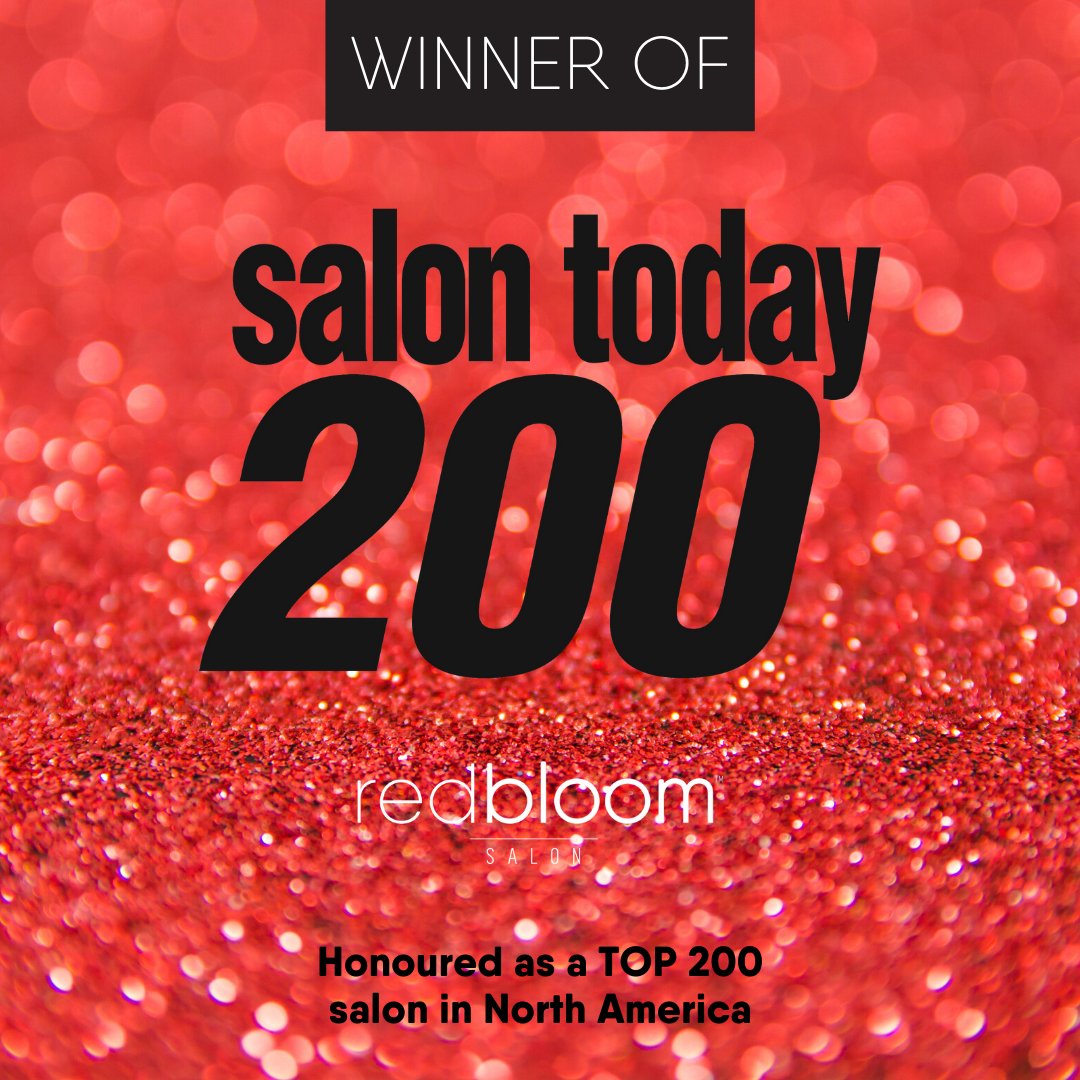 redbloomsalon's tweet photo. We are honoured to once again be named to the Salon Today 200 by @salontodayofficial 🎉At RedBloom we work hard to #bealwaysblooming' so to be honoured in 5 different categories means so much to us! 🌸 Big thanks to our team, guests, other industry leaders and Salon Today! ❤️ https://t.co/gRpZhUDao5