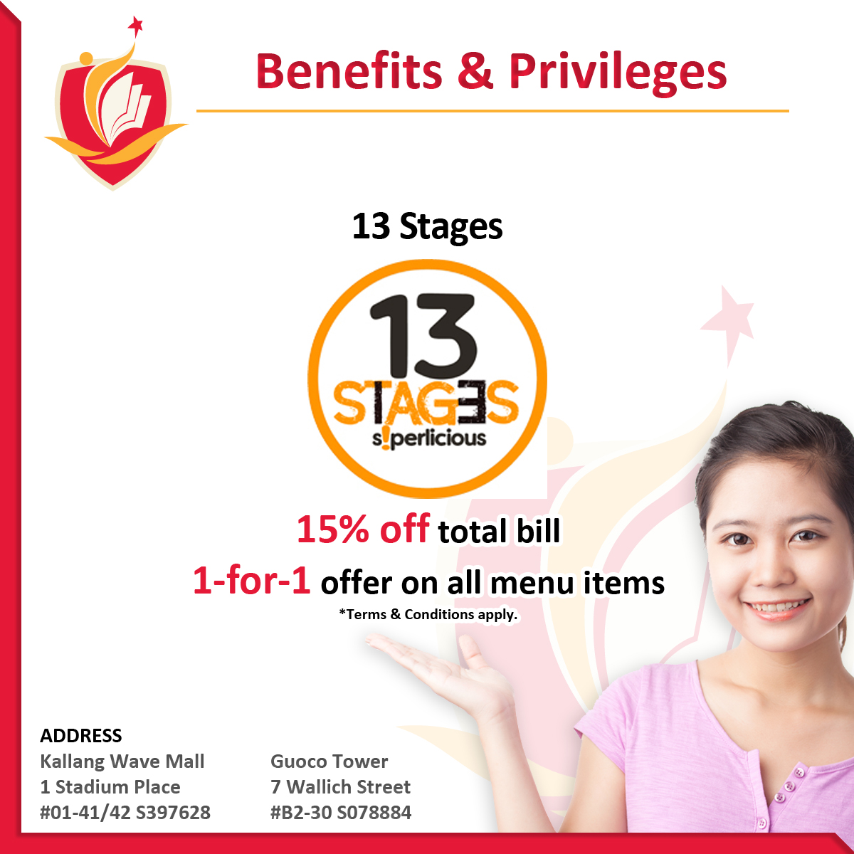TMCacademy's tweet photo. New F&amp;B #discount for our #students, #alumni and #staff! Check out 13 flavours of Kopi, 7 flavours of Chicken at 13 Stages.
More information: https://t.co/4XH7wZ3Hq9 
#chickenrice #kopi https://t.co/ww2EG3t03i
