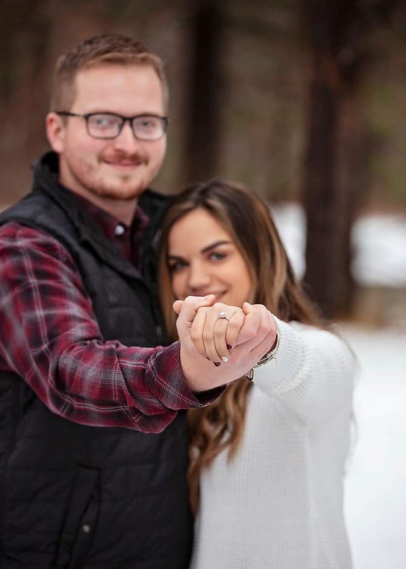 Linsss23's tweet photo. Holy SHIT I’m ENGAGED❤️❤️💍💍 https://t.co/gVFaU8S8ur