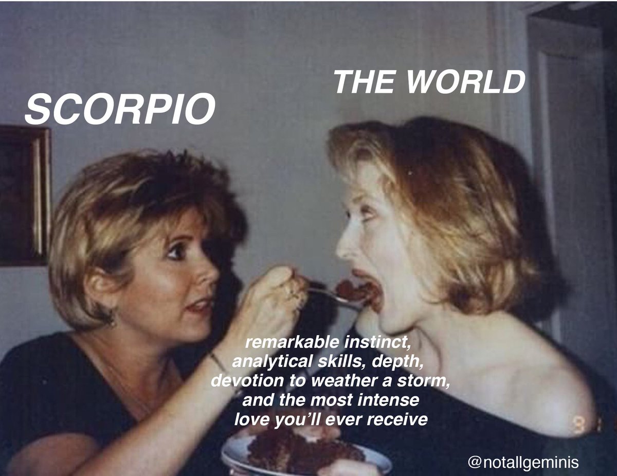 ZodiacTrait's tweet photo. 😂😂😂 @ a Scorpio ♏️ https://t.co/W7sPzvpuYB
