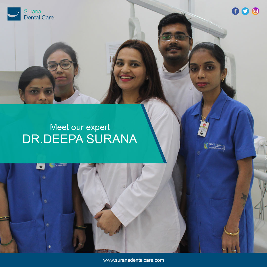 CareSurana's tweet photo. Dr.Deepa Surana is the best dentist in India, specializing in Cosmetic, Restorative, General, and Preventative Dentistry. Get in touch with her healthcare team, and add value to your smile.

#Dentist #DentalSurgeon #CosmeticDentistry #DentalImplants #Dentistry #SuranaDentalCare https://t.co/WXzn0nZS6F