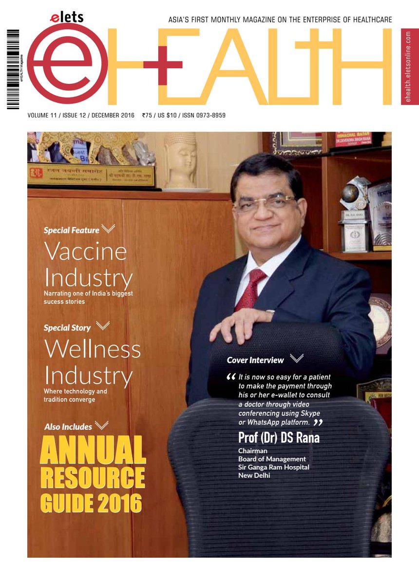 ehealthonline's tweet image. ANNUAL RESOURCE GUIDE 2016

#Throwback #Magazine #December2016

Download Url: bit.ly/371RTtC
Magazine Url: bit.ly/2SkLPIC